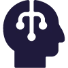 Brain Network Icon