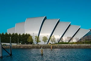 Armadillo building in Glasgow