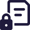 Locked file icon