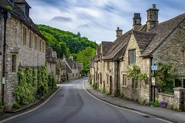 Quaint village in Wales