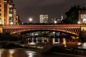 Bridge in Leeds UK