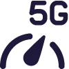 5G internet speed icon