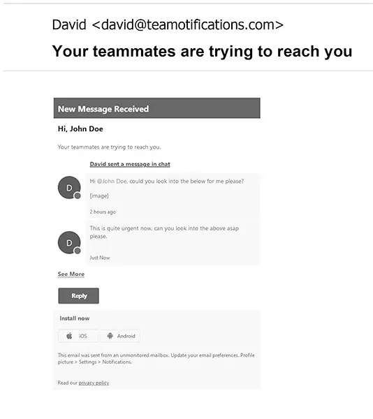 Your teammates are trying to reach you