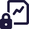 Data file lock icon