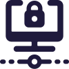 Monitor lock icon