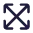 X with arrow heads icon