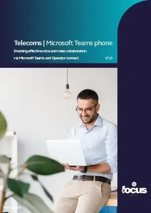 Microsoft teams brochure front cover